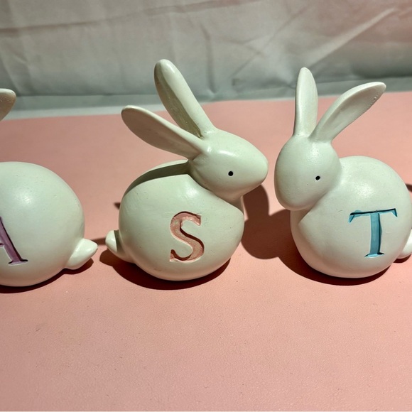 Easter Bunny Figurines Set - Picture 3 of 8